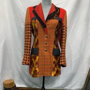 Escada Margaretha Ley Multi-Colored Blazer